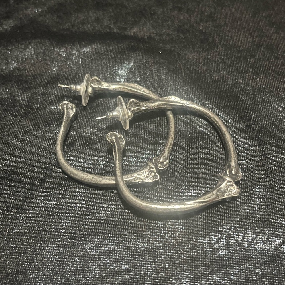 Bone Hoop Earrings | Martha Rotten